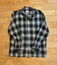 タウンクラフト Towncraft 復刻 オンブレチェックシャツ グレー Sのサムネイル