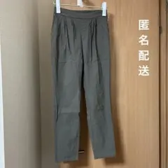 【IEDIT】カジュアルパンツ M カーキ レディース ウエストゴムのサムネイル