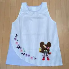 学研 エプロン くまのがっこう ストライプのサムネイル
