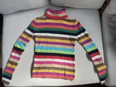GAP XS タートルネック セーター マルチカラー