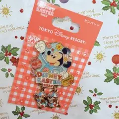 ディズニーイースター ピンバッジ ミッキー チップ デール