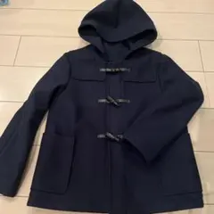 GU ネイビー ダッフルコート