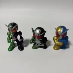 仮面ライダーW デフォルメフィギュア 3体セットのサムネイル