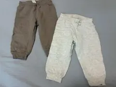 H&M ベビースウェットパンツ 2枚セット
