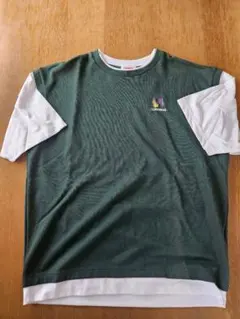 CONVERSE ダークグリーン 半袖Tシャツ