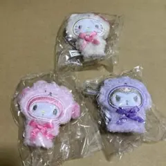 サンリオキャラクターズ　フィンガーパペット　ハローキティ　マイメロディ　クロミ