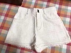 ZARA　ツイード　ショートパンツ
