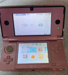d*9様 ジャンク扱い Nintendo 3DS ピンク 本体 ケース付き