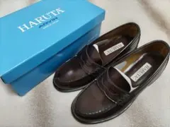 HARUTA ブラウン ローファー 箱付き