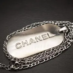 美品 CHANEL プレート ネックレス シャネル Y2K 132 - メルカリ