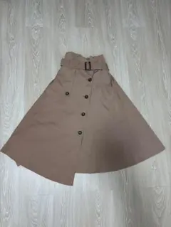 スナイデル SNIDELトレンチ フレアスカート ハイウエスト　ベルト付き