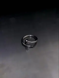 CTHY SPIKE RING PINKY（9号•RHODIUM SILVER）