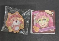 鬼滅の刃 バレンタイン 2026 アニマルクッキーバッジ 缶バッジ 蜜璃