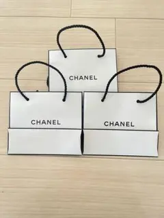 CHANEL シャネル　ショップ袋　紙袋　ミニ　小　3枚セット