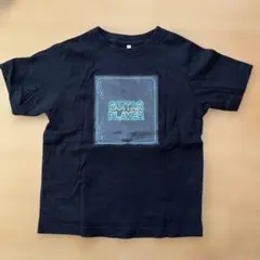 GU プリント Tシャツ 黒 130のサムネイル