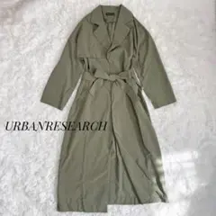 URBANRESEARCH スプリングコート トレンチコート カーキ ベルト Ｆ