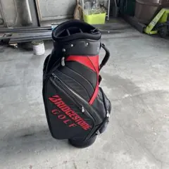 BRIGESTONE TOURSTAGE キャディバッグ 軽量 レッド/ブラック ブリヂストン BRIDGESTONE GOLF ツアーステージ バイカラー メンズ