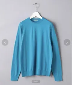 ユナイテッドアローズ ギザコットン ハイゲージ クルーネックニット M