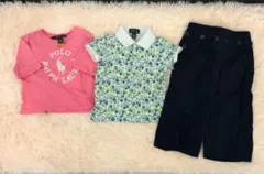 Polo Ralph Lauren3点セットサイズ3と4（１００－１１０）