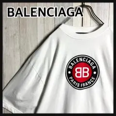 464【美品・XL】バレンシアガ WFPプリントTシャツ ホワイト ライト 