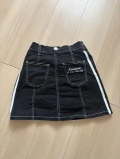 キッズスカートストライプ ポケット付き 140