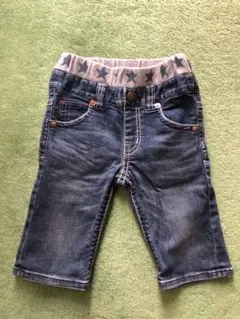 値下げ☆ミキハウス ダブルビー デニム ハーフパンツ 110センチ 男の子