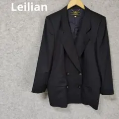 Leilian 薄手 サマーウール オーバー ダブルジャケット 11 N3192