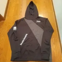 ブラックナイト フード付きウォームアップウェア 黒