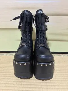 ヨースケ 厚底レースアップブーツ L 24.5cm 未使用