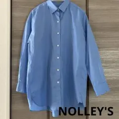 【値下げ】NOLLEY'S ブルー長袖シャツのサムネイル