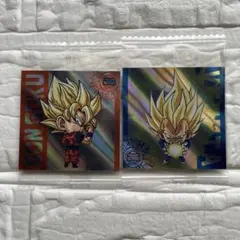 ドラゴンボール 超戦士シールウエハース超　孫悟空　ベジータ　2種セット　新品