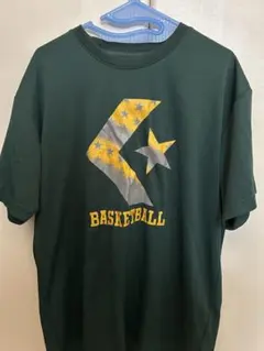 CONVERSE バスケットボールTシャツ ダークグリーン