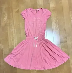 AcanB 半袖ワンピース 140cm ピンク 両ポケットありのサムネイル