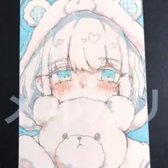 a*i様 手描き　イラスト　オリジナル　女の子