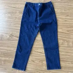 ウエストゴム デニムパンツ インディゴ