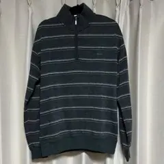 KENT ケント　ニットハーフジップ　横ボーダー