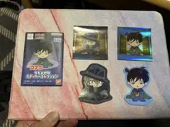 名探偵コナン ちぢませ隊　ガシャポンステッカーセット