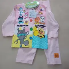 アンパンマン ボタンがけでおきがえ練習　パジャマ　90cm