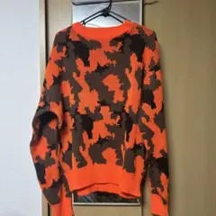 BLACK SHEEP ニットセーター Lサイズ　迷彩