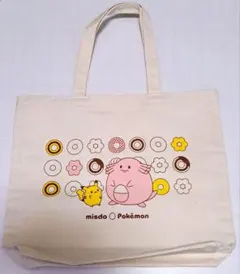 ポケモンとミスタードーナツコラボの限定トートバッグ