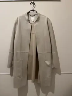 H&M スエードコート　ベージュ