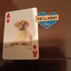 BTS×ARMY ハート型ピンバッジ