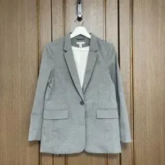 H&M＊テーラードジャケット グレー XS