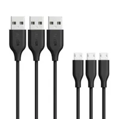 Anker PowerLine Micro USBケーブル 0.9m 3本セット