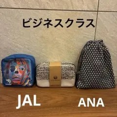 ビジネスクラス　アメニティー　ヘラルボニー　JAL ANA HERALBONY