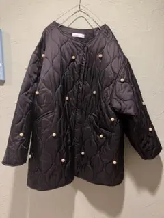 MARRY ME キルティングジャケット 黒