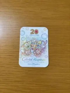 東京ディズニーシー ダッフィー＆フレンズ 20周年 シール