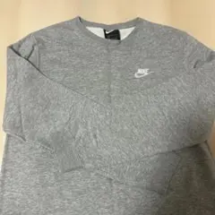 ナイキ NIKE スウェット トレーナー グレー メンズ L 黒タグ 正規品