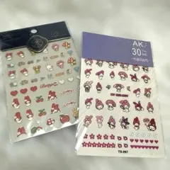 マイメロ 赤マイメロ ネイルシール サンリオ