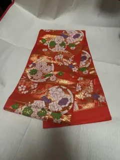 【ジュニア用】アンティーク袋帯 正絹 柔らかめ 十三詣り・卒業式・七五三